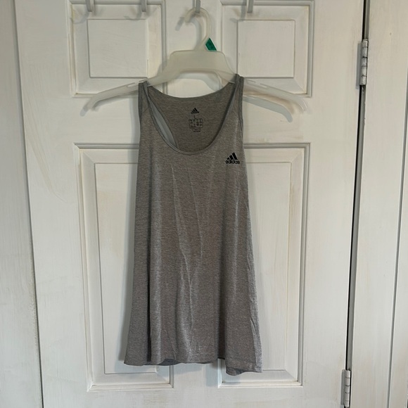 adidas Tops - Adidas grey women’s tank size large